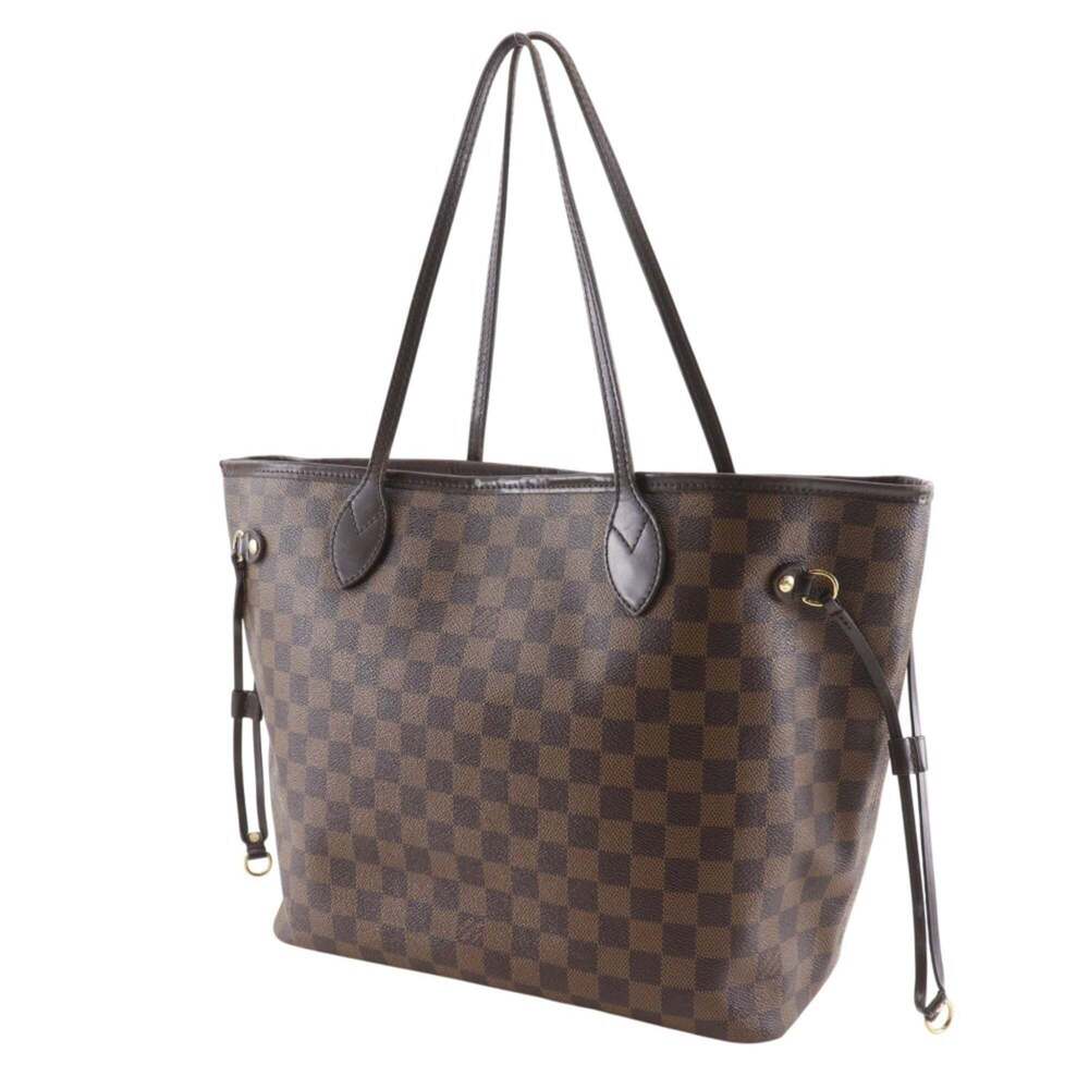 LOUIS VUITTON Brown Damier Canvas Neverfull MM Tote Bag - Picture 2 of 16
